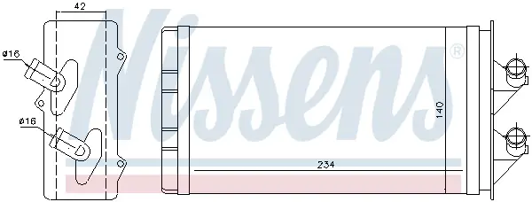 Mega-Angebot NISSENS 71449 - Wärmetauscher, Innenraumheizung