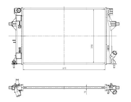 NRF 550035 - Kühler, Motorkühlung Neuheit