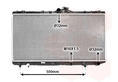 Sonderangebot VAN WEZEL 53002181 - Kühler, Motorkühlung