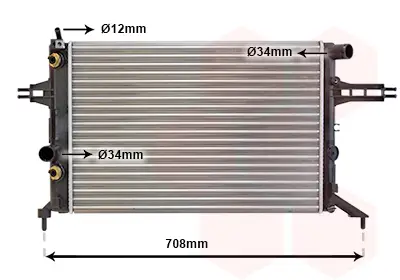 VAN WEZEL 37002256 - Kühler, Motorkühlung Schnäppchen