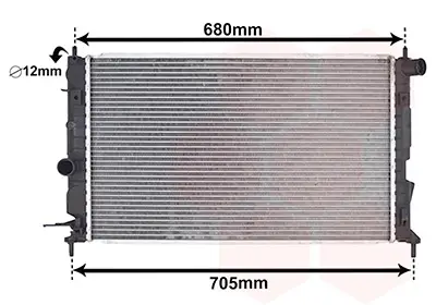 VAN WEZEL 37002323 - Kühler, Motorkühlung Rabatt