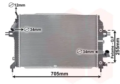 VAN WEZEL 37002460 - Kühler, Motorkühlung Beliebt