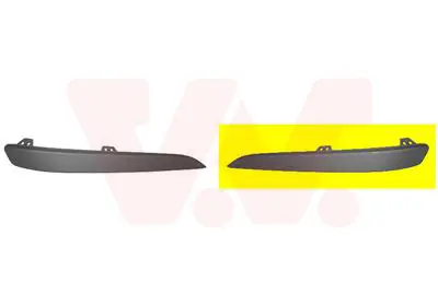 Preisknaller VAN WEZEL 3745585 - Zier-/Schutzleiste, Stoßfänger - ** Equipart **
