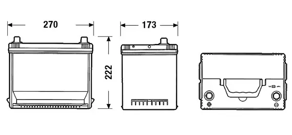 Aktuell CENTRA CA755 - Starterbatterie - FUTURA *** 75Ah 630 A 12 V