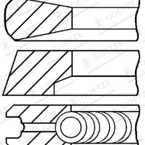 Direktkauf GOETZE ENGINE 08-127700-00 - Kolbenringsatz
