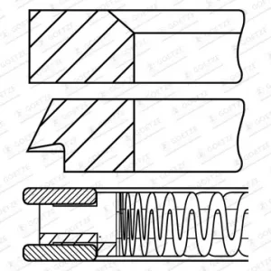 GOETZE ENGINE 08-424600-00 - Kolbenringsatz Angebot
