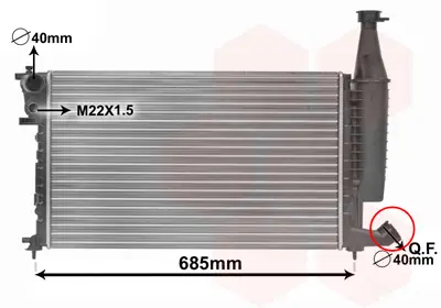 VAN WEZEL 09002168 - Kühler, Motorkühlung Günstig
