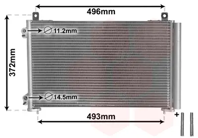 VAN WEZEL 40005258 - Kondensator, Klimaanlage - *** IR PLUS *** Top-Seller