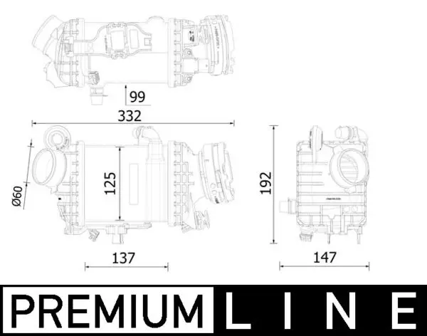 MAHLE CI 616 000P - Ladeluftkühler Online Kaufen