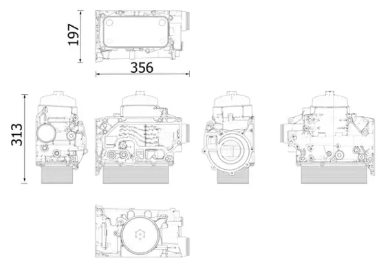 Preisreduziert MAHLE CLC 303 000S - Ölkühler, Motoröl