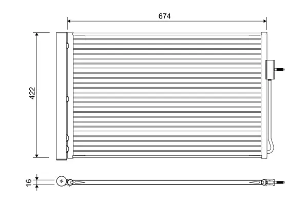 Top-Angebot VALEO 822662 - Kondensator, Klimaanlage