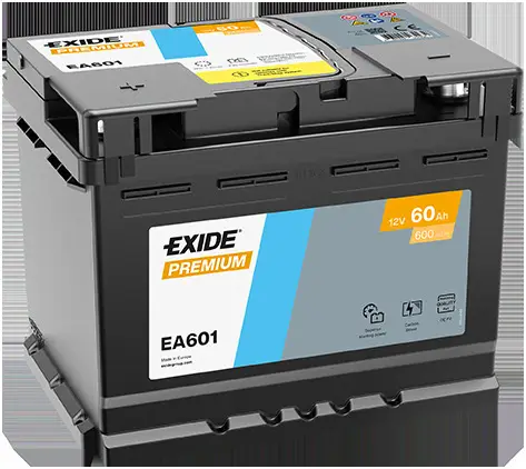 EXIDE EA601 - Starterbatterie - PREMIUM *** 60Ah 600 A 12 V Top-Preis