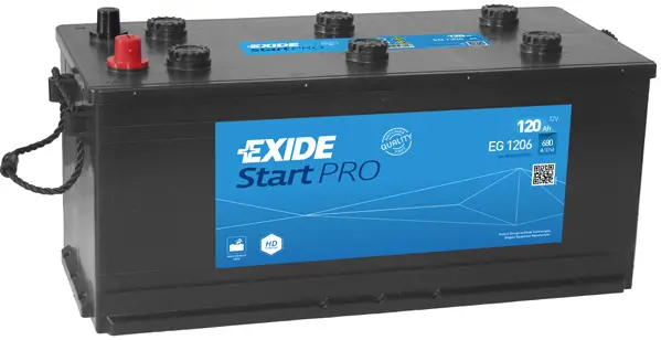 Bestpreis EXIDE EG1206 - Starterbatterie - StartPRO 120Ah 680 A 12 V