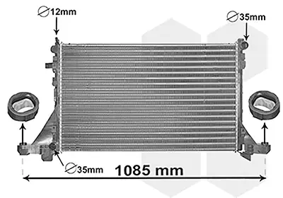 VAN WEZEL 43002560 - Kühler, Motorkühlung - *** IR PLUS *** Aktuell