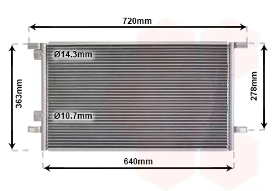 VAN WEZEL 43005253 - Kondensator, Klimaanlage Sonderangebot