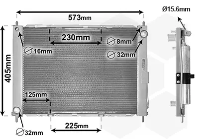 VAN WEZEL 4300M405 - Kühler, Motorkühlung Neu Im Sortiment