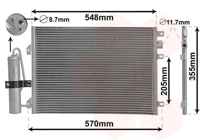VAN WEZEL 43015275 - Kondensator, Klimaanlage Meistverkauft