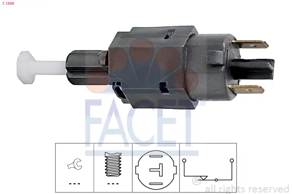 FACET 7.1098 - Bremslichtschalter Neu Im Sortiment