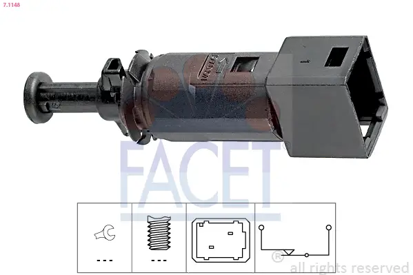 Versand Am Gleichen Tag FACET 7.1148 - Bremslichtschalter