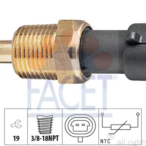 Neu Im Sortiment FACET 7.3129 - Sensor, Öltemperatur