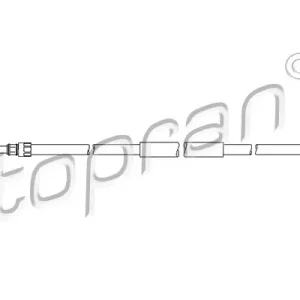TOPRAN 501 720 - Seilzug, Feststellbremse Geprüft