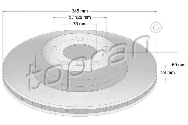 TOPRAN 502 241 - Bremsscheibe Top-Angebot