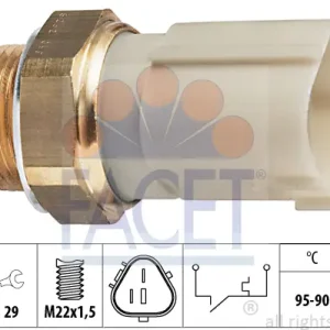 FACET 7.5262 - Temperaturschalter, Kühlerlüfter Heißes Angebot