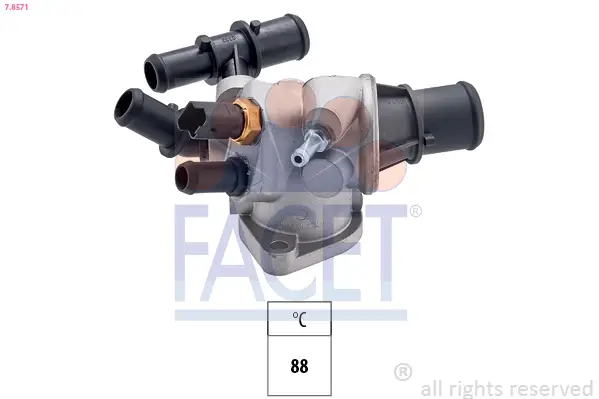 Bestpreis FACET 7.8571 - Thermostat, Kühlmittel
