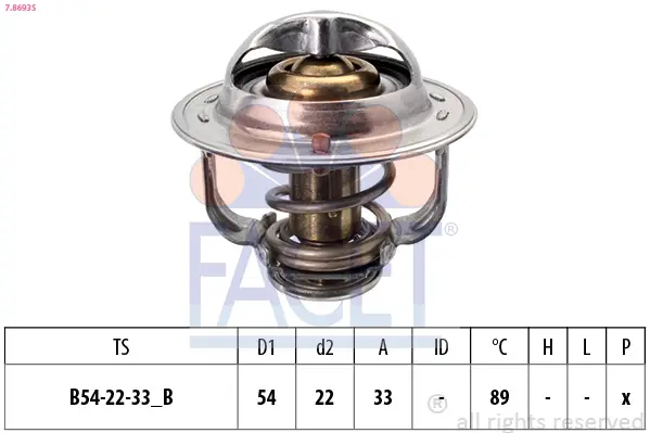 FACET 7.8693S - Thermostat, Kühlmittel Preis Gesenkt
