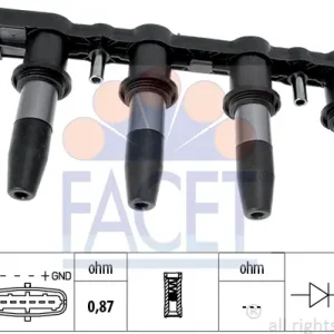 FACET 9.6350 - Zündspule Sichere Zahlung