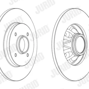 JURID 562937JC-1 - Bremsscheibe Begrenztes Angebot