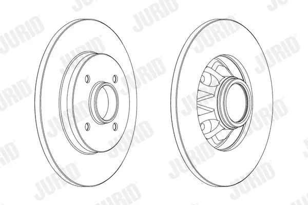 JURID 562937JC-1 - Bremsscheibe Begrenztes Angebot