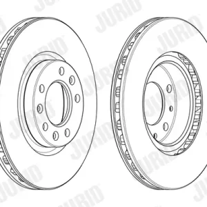 Neue Kollektion JURID 562991JC-1 - Bremsscheibe
