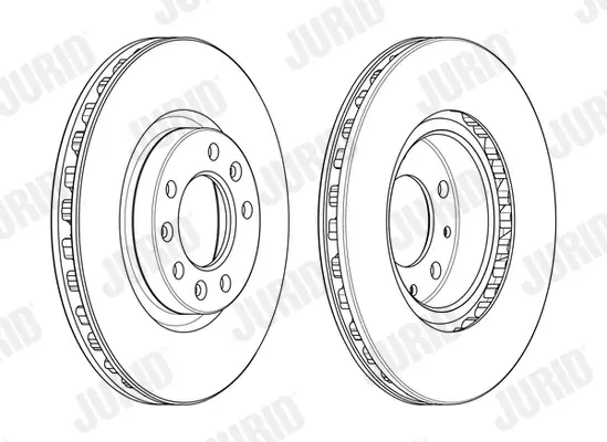 Neue Kollektion JURID 562991JC-1 - Bremsscheibe
