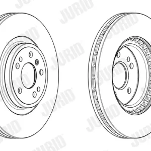 JURID 563002JC-1 - Bremsscheibe Beliebt
