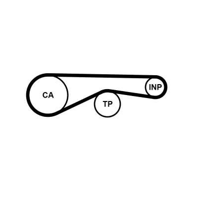 Solange Der Vorrat Reicht CONTINENTAL CTAM CT1194 - Zahnriemen