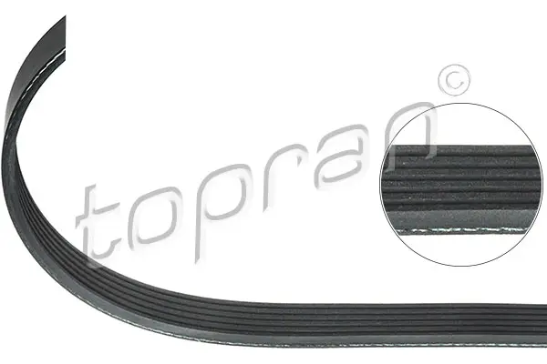 Begrenztes Angebot TOPRAN 207 892 - Keilrippenriemen