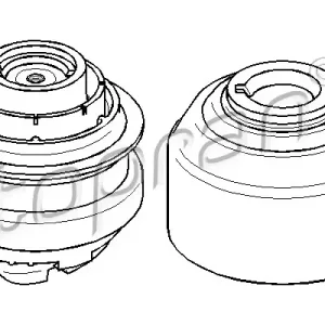 Billig TOPRAN 407 843 - Lagerung, Motor