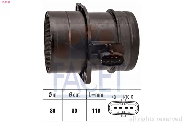FACET 10.1557 - Luftmassenmesser Preiswert