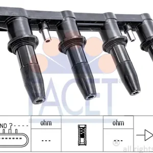 FACET 9.6445 - Zündspule Sonderangebot