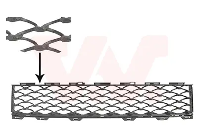 Heißes Angebot VAN WEZEL 1614590 - Lüftungsgitter, Stoßfänger - ** Equipart **