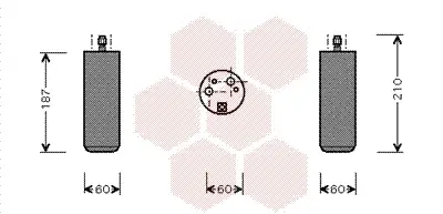 Knallerangebot VAN WEZEL 1700D073 - Trockner, Klimaanlage