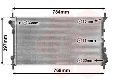 Knallerangebot VAN WEZEL 18002411 - Kühler, Motorkühlung