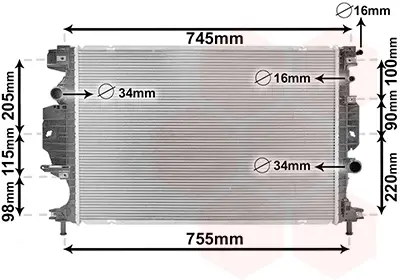 Sichere Zahlung VAN WEZEL 18002642 - Kühler, Motorkühlung