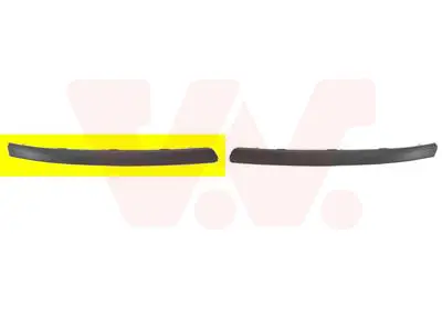 VAN WEZEL 1829582 - Zier-/Schutzleiste, Stoßfänger - ** Equipart ** Neue Kollektion