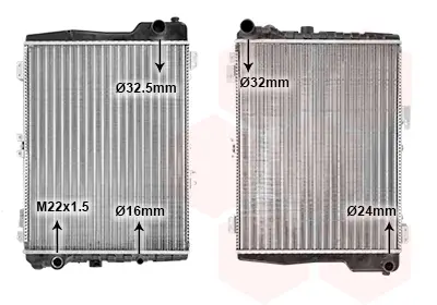 Abverkauf VAN WEZEL 03002040 - Kühler, Motorkühlung