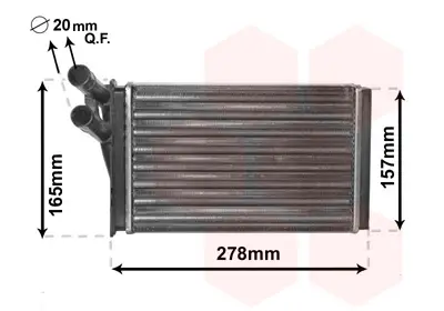 Sichere Zahlung VAN WEZEL 03006097 - Wärmetauscher, Innenraumheizung