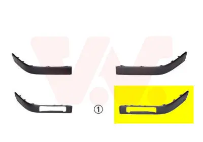 VAN WEZEL 0322583 - Zier-/Schutzleiste, Stoßfänger - ** Equipart ** Sonderaktion