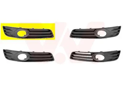 VAN WEZEL 0334592 - Lüftungsgitter, Stoßfänger - ** Equipart ** Bestseller
