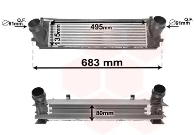 VAN WEZEL 06004464 - Ladeluftkühler Must-Have